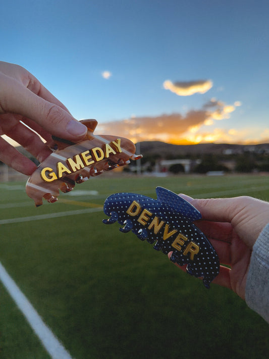 PREORDER | Root For Your City Beaded Claw Clip