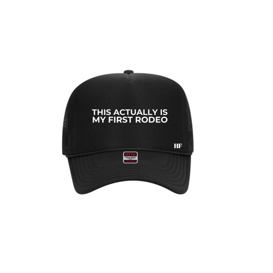 my first rodeo trucker hat