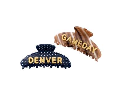 PREORDER | Root For Your City Beaded Claw Clip