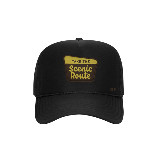 PRE-ORDER (!) Take the Scenic Route Trucker Hat