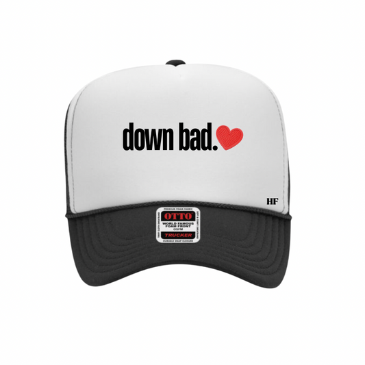 down bad trucker hat