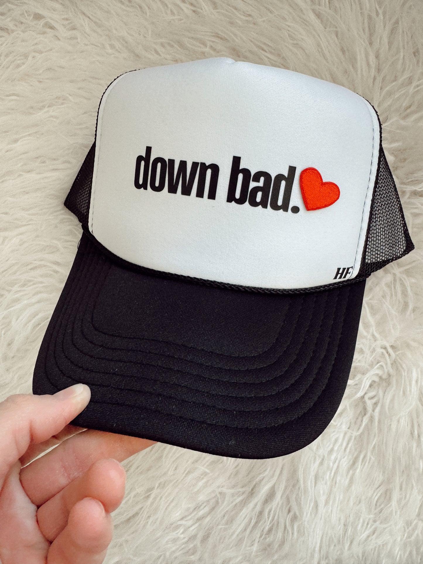 down bad trucker hat